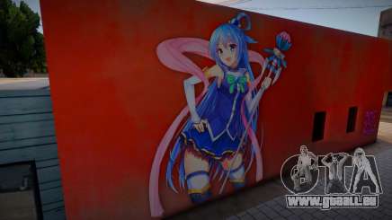 Mural Aqua Konosuba für GTA San Andreas