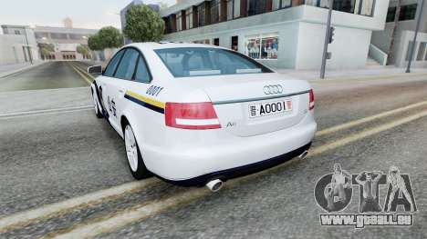 Audi A6 Sedan China Police (C6) 2005 pour GTA San Andreas