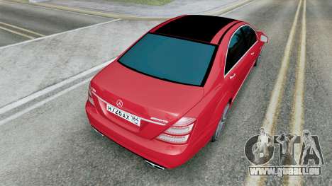 Mercedes-Benz S 65 AMG (W221) Alizarin Crimson pour GTA San Andreas
