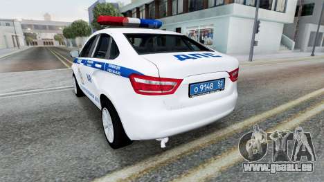 Lada Vesta Police (GFL) 2015 pour GTA San Andreas