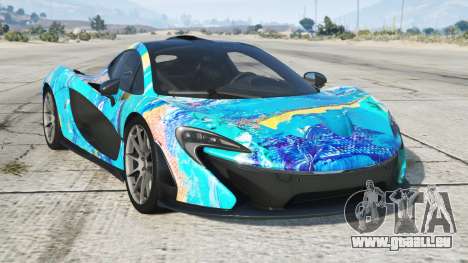 McLaren P1 Process Cyan