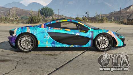 McLaren P1 Process Cyan