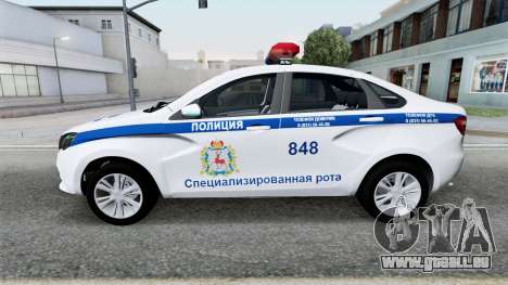 Lada Vesta Police (GFL) 2015 pour GTA San Andreas