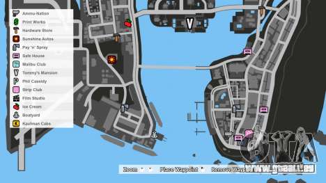 Radar, carte et icônes dans le style de GTA 5