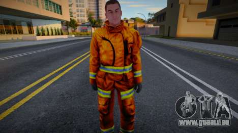 HD Fireman From GTA V pour GTA San Andreas