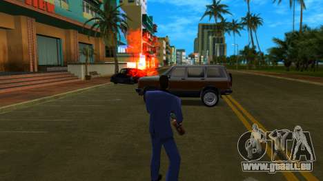 Nouveau feu, police, effets sanguins pour GTA Vice City
