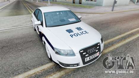 Audi A6 Sedan China Police (C6) 2005 pour GTA San Andreas