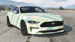 Ford Mustang GT Green White pour GTA 5