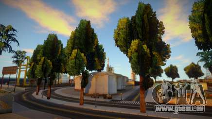 More Trees on Los Santos Beach Road für GTA San Andreas