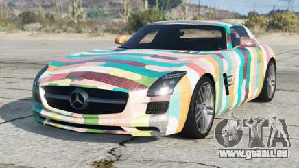 Mercedes-Benz SLS 63 Tiffany Blue pour GTA 5