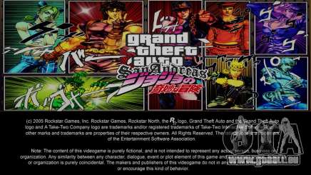 JoJos Bizarre Adventure Loading screen für GTA San Andreas