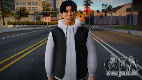 Le gars au sweat à capuche et au gilet pour GTA San Andreas