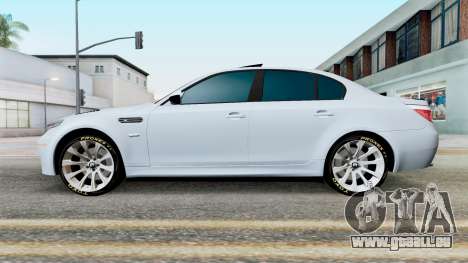 BMW M5 (E60) Columbia Blue pour GTA San Andreas