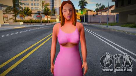 Mädchen in einem rosa Kleid für GTA San Andreas