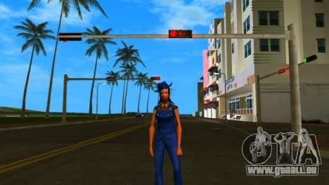 Texan Girl White pour GTA Vice City