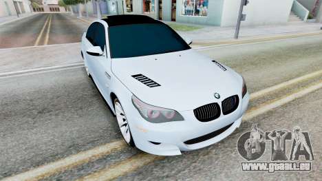 BMW M5 (E60) Columbia Blue pour GTA San Andreas