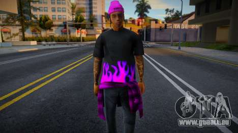 Guy en tenue Nirvana pour GTA San Andreas