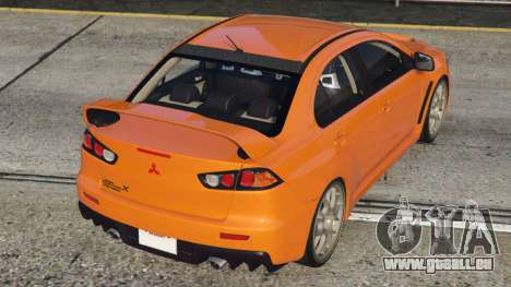 Mitsubishi Lancer Evolution X Deep Saffron