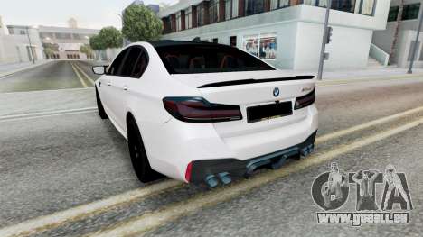 BMW M5 CS (F90) Light Gray pour GTA San Andreas
