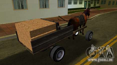Pferd mit Wagen v1 für GTA Vice City