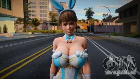DOAXVV Sexy Hitomi Bunny Clock Blue pour GTA San Andreas