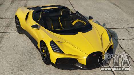 Bugatti W16 Mistral Banana Yellow