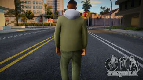 Ein Typ in einem grünen Outfit für GTA San Andreas