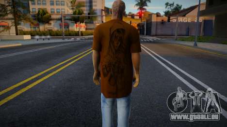 Brown Tshirt Gangsta für GTA San Andreas