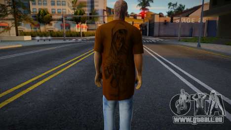 Brown Tshirt Gangsta pour GTA San Andreas