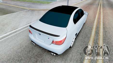 BMW M5 (E60) Columbia Blue pour GTA San Andreas