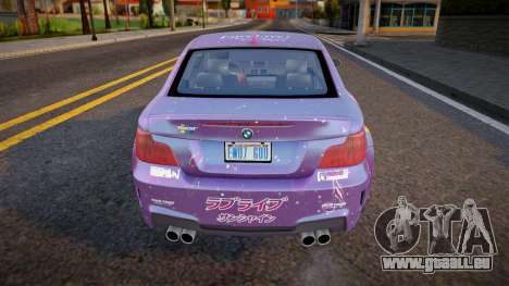 2012 BMW 1 Series M Coupe Love Live Itasha pour GTA San Andreas