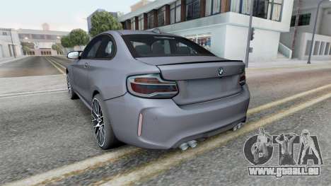BMW M2 Competition (F87) Dove Gray für GTA San Andreas