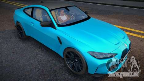 BMW M4 Competition Sapphire pour GTA San Andreas
