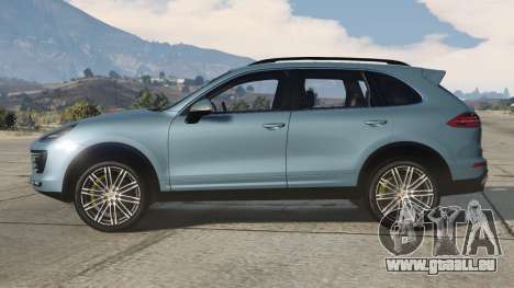 Porsche Cayenne Turbo S (958) Hippie Blue