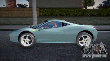 2010 Ferrari 458 Italia v1.0 für GTA San Andreas