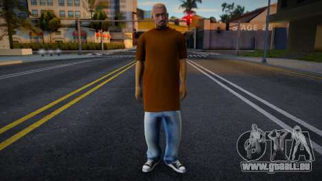 Brown Tshirt Gangsta pour GTA San Andreas