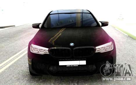 BMW M5 F90 black series pour GTA San Andreas