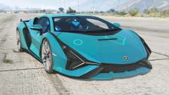 Lamborghini Sian Bondi Blue für GTA 5
