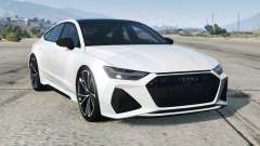 Audi RS 7 Sportback Azureish White pour GTA 5