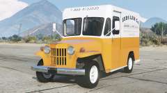 Willys Jeep Economy Delivery Truck Yellow Orange [Add-On] pour GTA 5