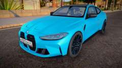 BMW M4 Competition Sapphire für GTA San Andreas