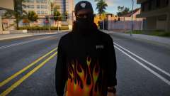 Le gars dans le sweat à capuche de feu pour GTA San Andreas