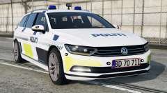 Volkswagen Passat Variant Danish Police [Replace] pour GTA 5