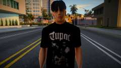 Man T-Shirt Tupac pour GTA San Andreas