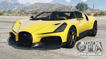 Bugatti W16 Mistral Banana Yellow [Replace] pour GTA 5