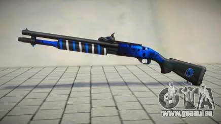 Blue Chromegun Toxic Dragon by sHePard pour GTA San Andreas