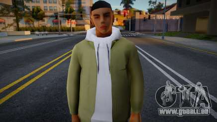 Un mec en tenue verte pour GTA San Andreas