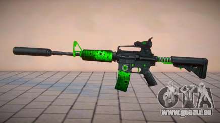 Green M4 Toxic Dragon by sHePard pour GTA San Andreas