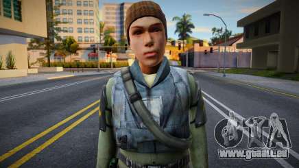 Half-Life 2 Rebels Female v5 für GTA San Andreas