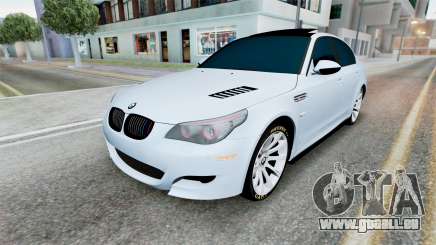 BMW M5 (E60) Columbia Blue pour GTA San Andreas